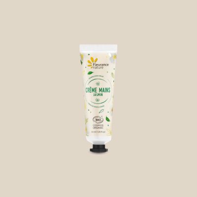 Crème à mains bio Jasmin, tube de 30 ml