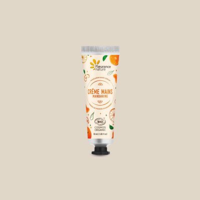 Photo produit : Crème à mains bio Mandarine, tube de 30 ml