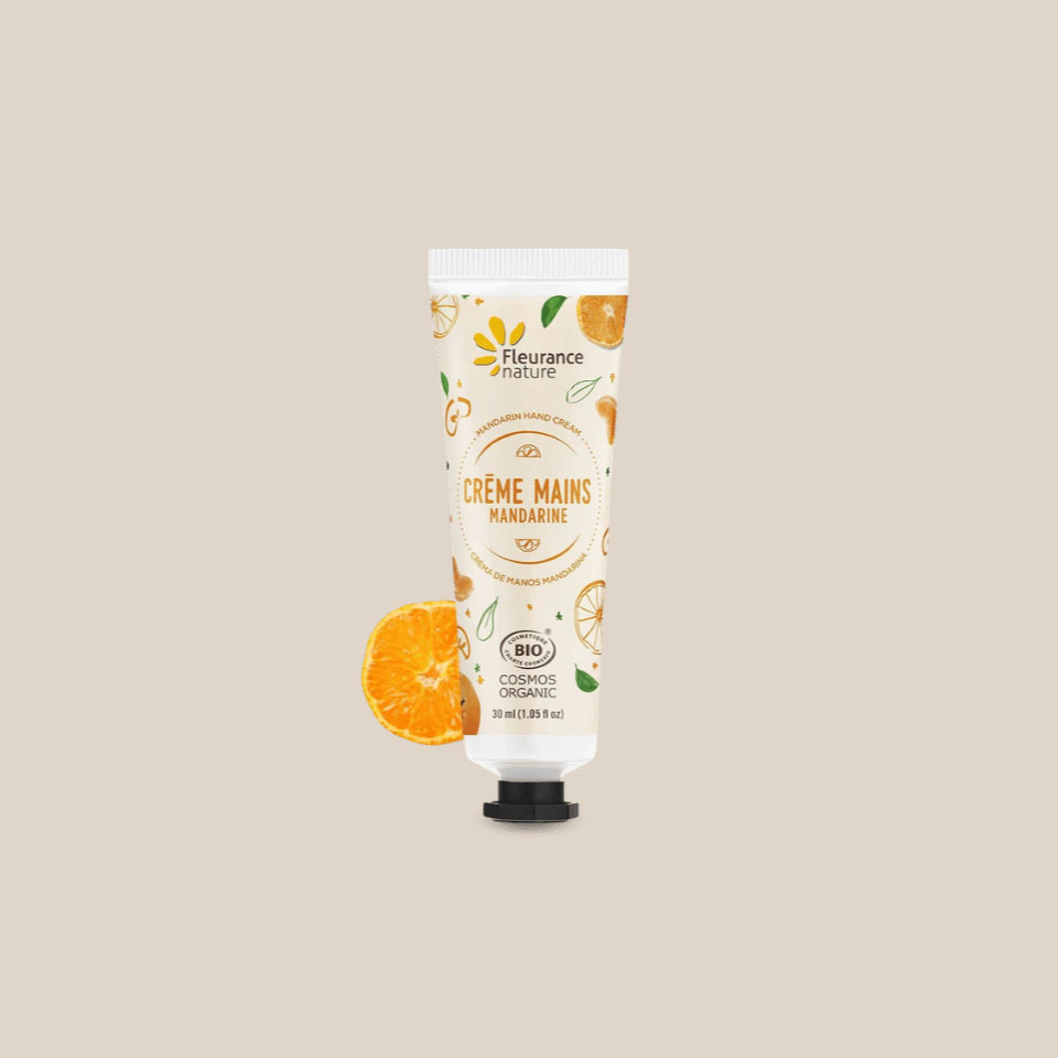 Organic mandarin-scented hand cream, Fleurance Nature