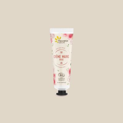 Photo produit : Crème à mains bio Rose, tube 30 ml