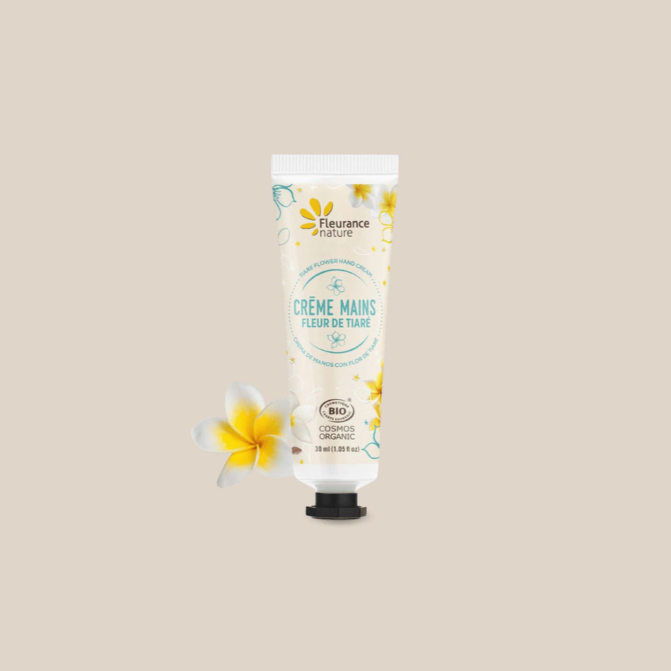 Organic Tiaré flower-scented hand cream, Fleurance Nature