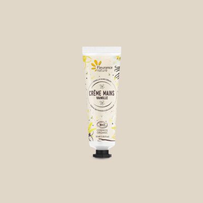 Photo produit : Crème à mains bio Vanille, tube de 30ml