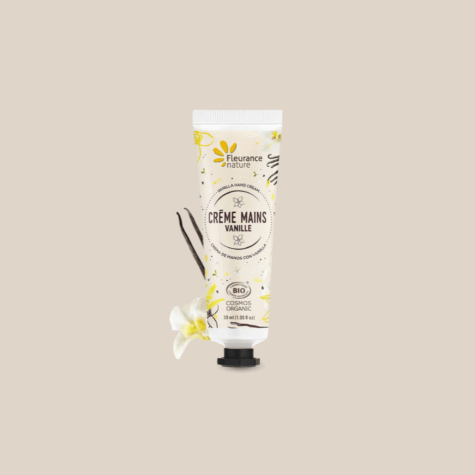 Organic vanilla-scented hand cream, Fleurance Nature