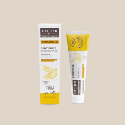 Dentifrice dentargile au citron, tube 75 ml avec sa boîte
