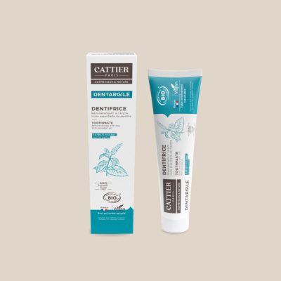 Dentifrice dentargile à la menthe, tube 75 ml avec sa boîte