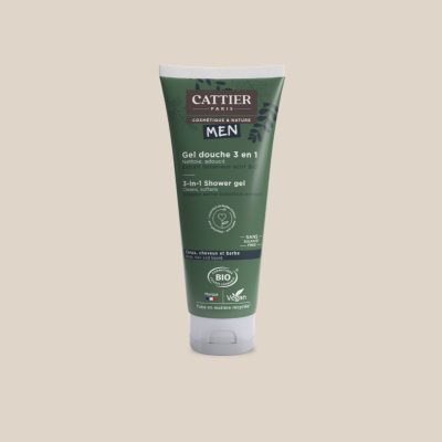 Gel douche 3-en-1 pour homme, tube de 200ml