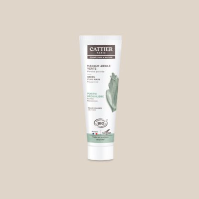 Masque visage à l'argile verte purifie et rééquilibre, tube de 100ml