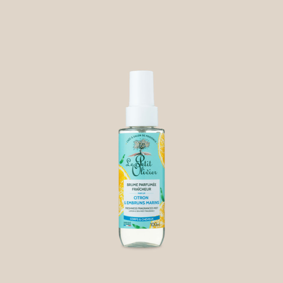 Brume parfumée fraîcheur au citron et embruns marins, 100ml