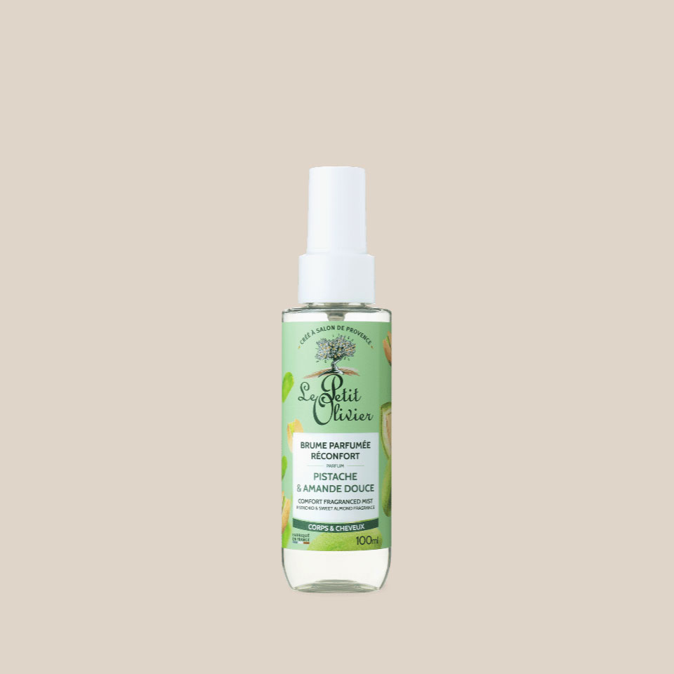 Brume parfumée réconfort à la pistache et amande douce, 100ml