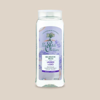 Gel douche relax au parfum Lavande et Coco, 400ml
