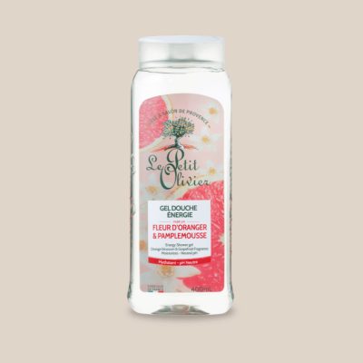 Gel douche énergie au parfum fleur d'oranger et pamplemousse, 400ml