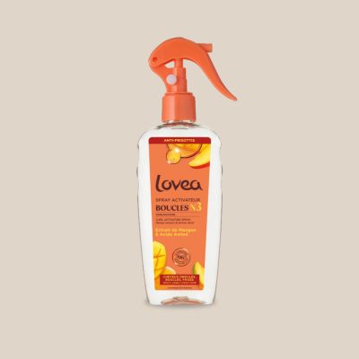 Produit : Spray activateur boucles Lovea à la mangue (Face)