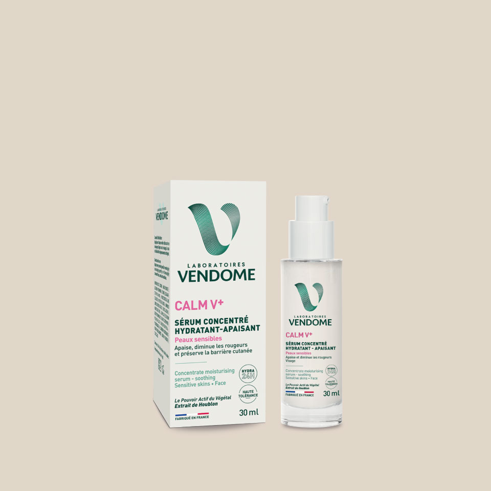Sérum concentré hydratant et apaisant, 30ml (flacon avec sa boîte)