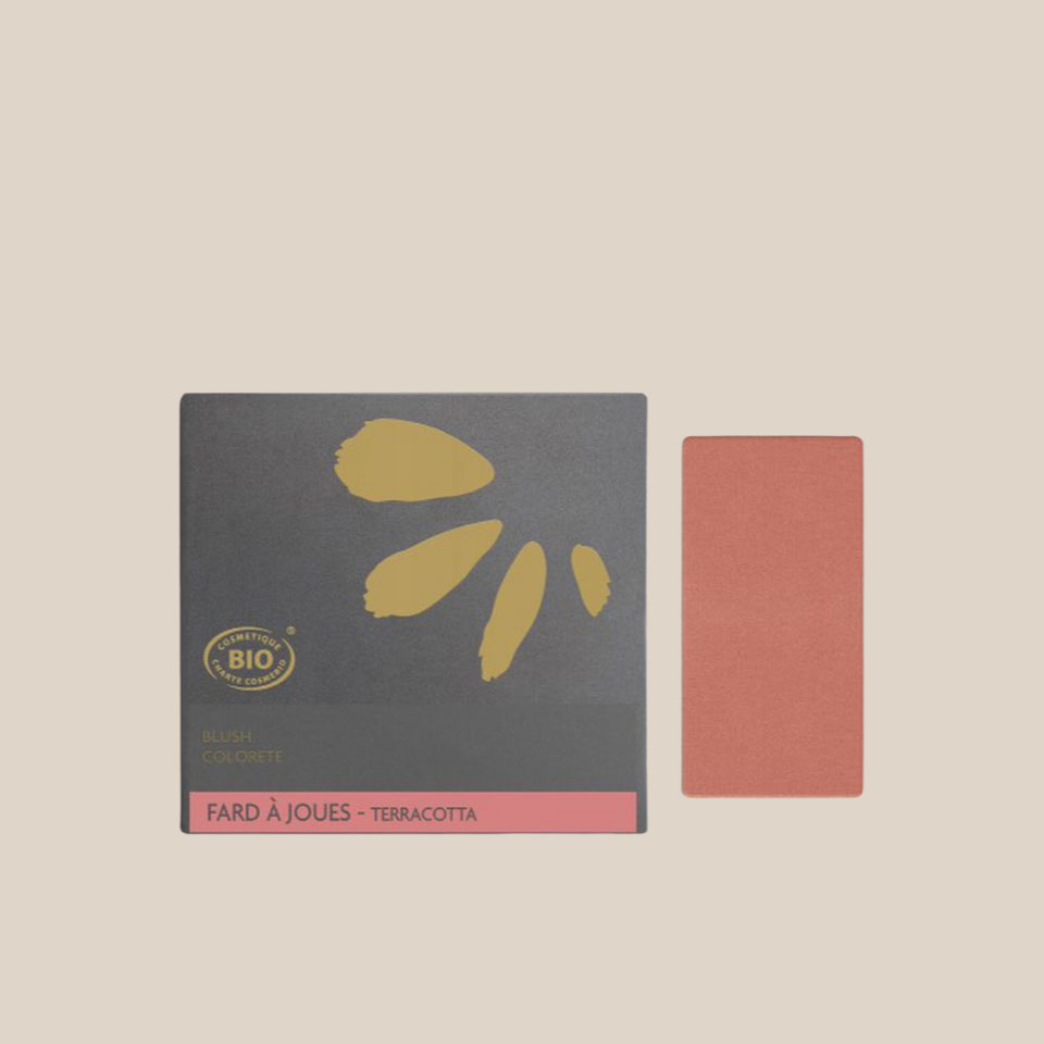 Organic terracotta blush by Fleurance Nature