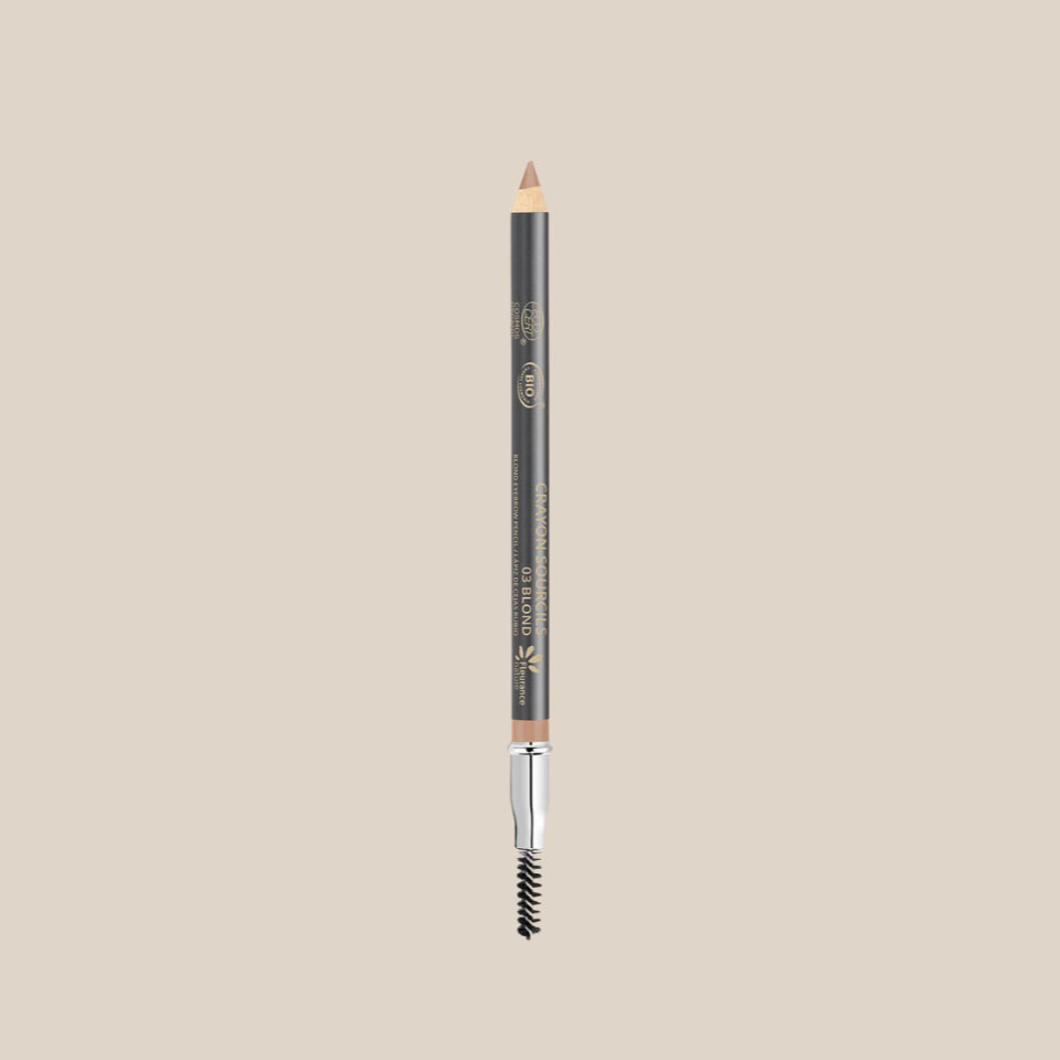 Organic eyebrow pencil, blonde shade, by Fleurance Nature