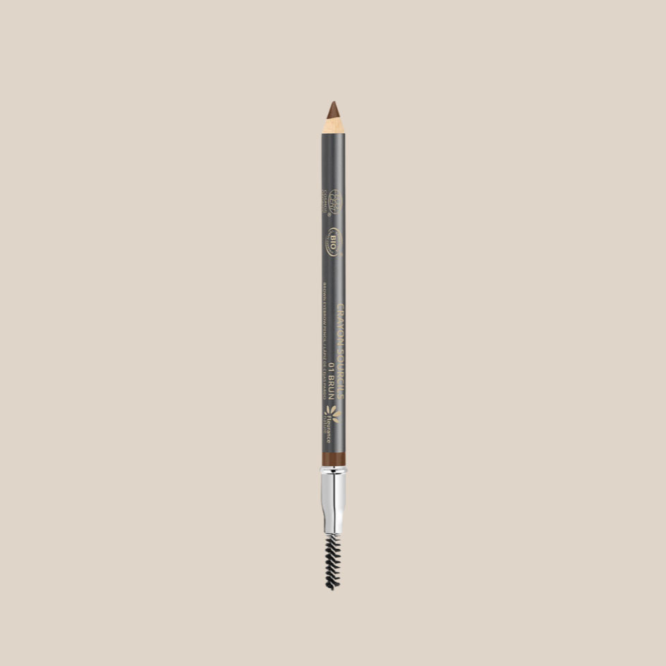 Organic eyebrow pencil, brown, by Fleurance Nature